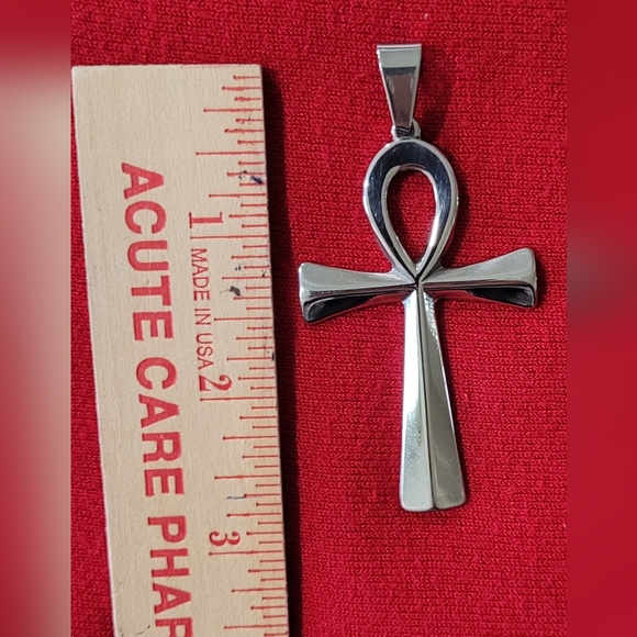 Egyptian Ankh Steel Pendant - Picture 3 of 7